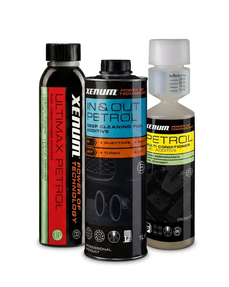 Tratamiento completo MotorLab Gasolina: In&Out Petrol, Ultimax y Multi Conditioner para optimización de motor